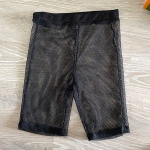 Shein mesh biker shorts